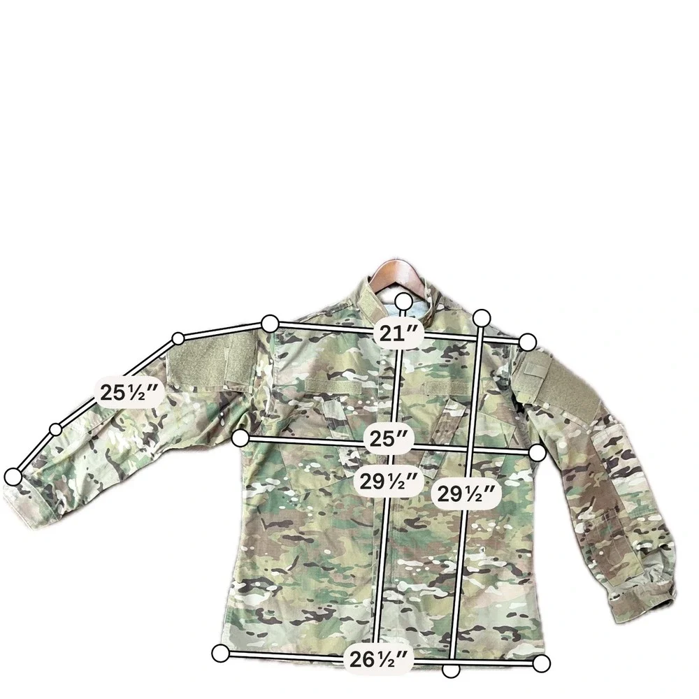 Propper ACU Army Combat Uniform Multicam Ripstop Utility Coat Jacket Size Large